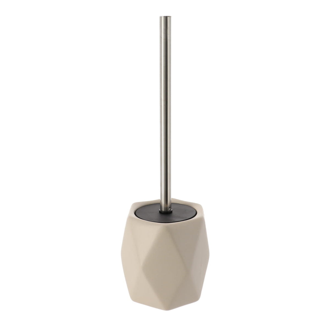 Perie de Toaletă din Gresie Formă Diamant - Taupe prezentat într-un decor modern marca Ramos