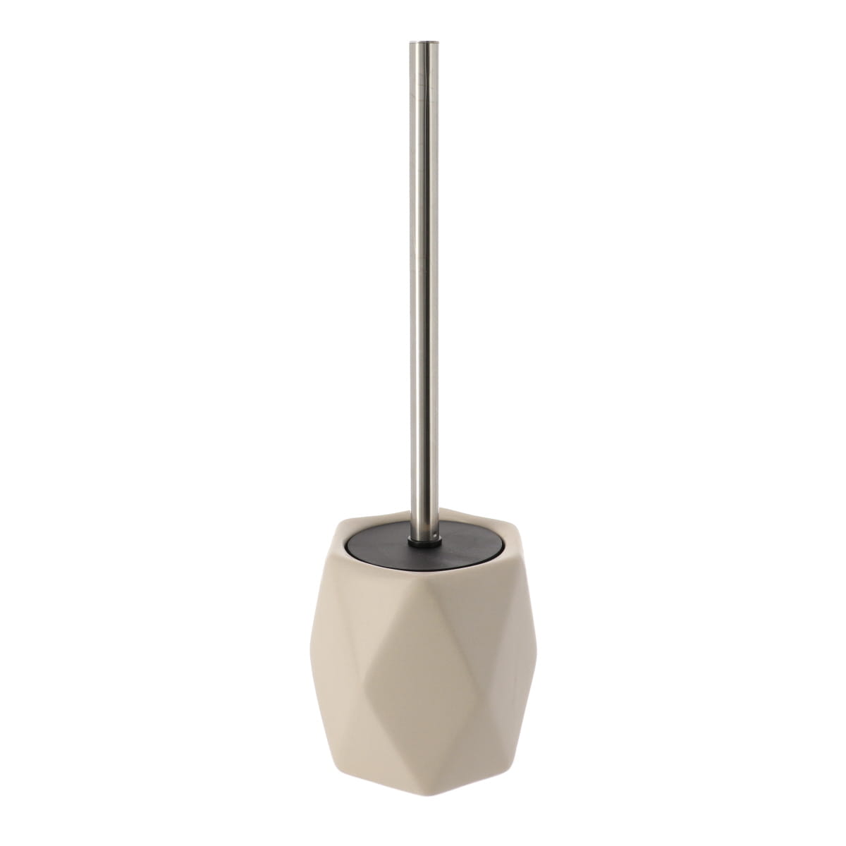 Perie de Toaletă din Gresie Formă Diamant - Taupe prezentat într-un decor modern marca Ramos