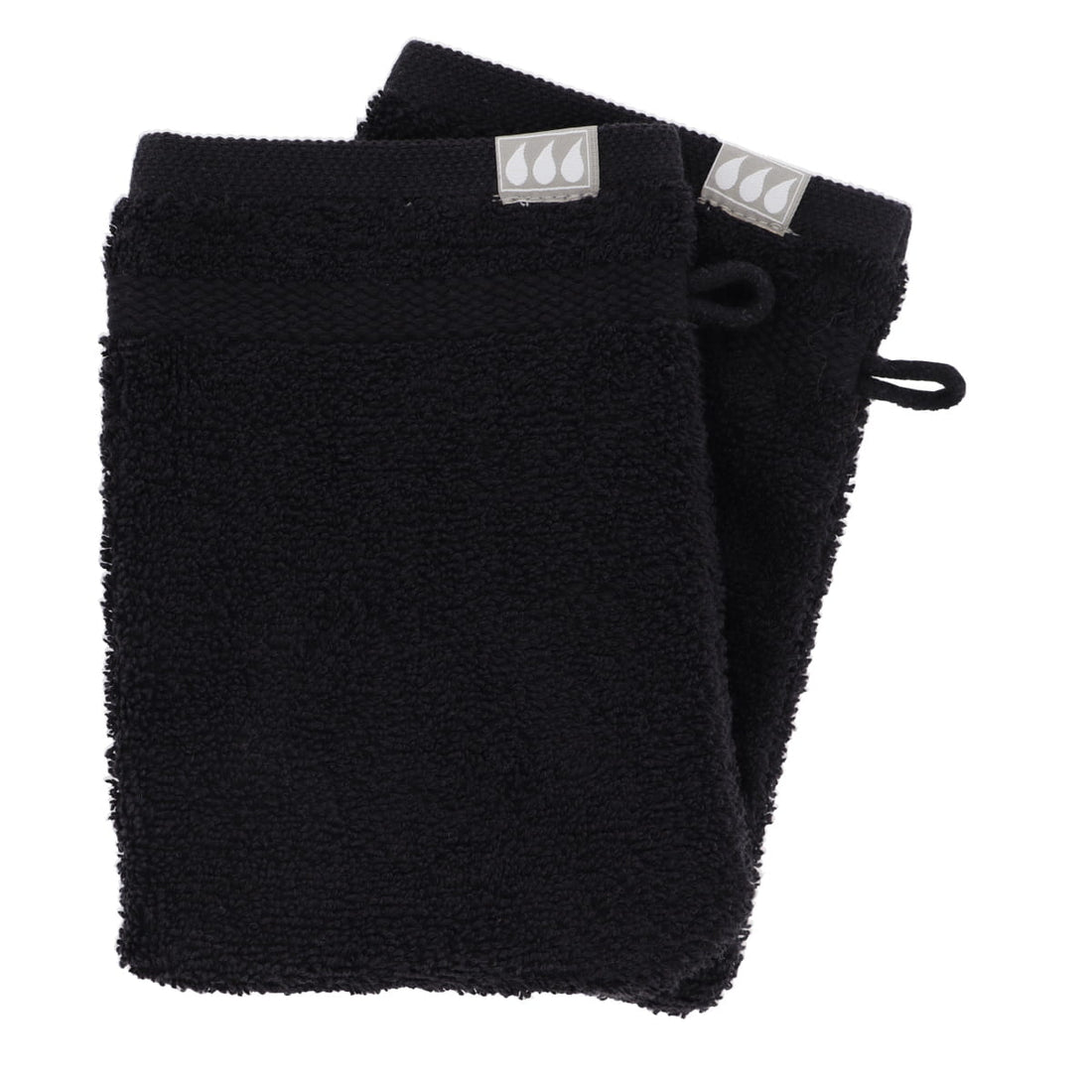 Set de 2 Mănuși 100% Bumbac 15x21 cm - Negru - ramosdecor