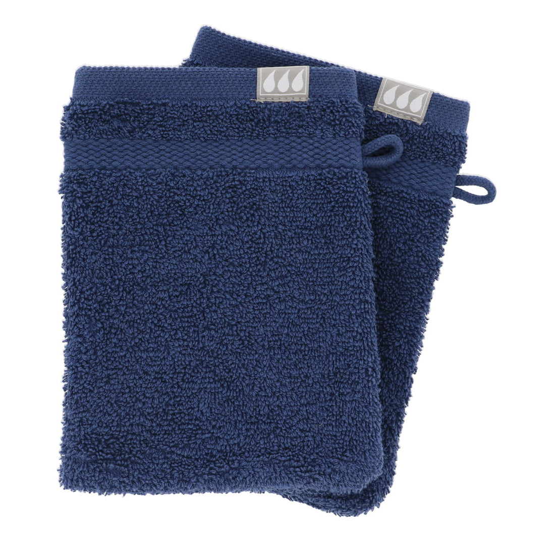 Set de 2 Mănuși 100% Bumbac 15x21 cm - Albastru Navy - ramosdecor