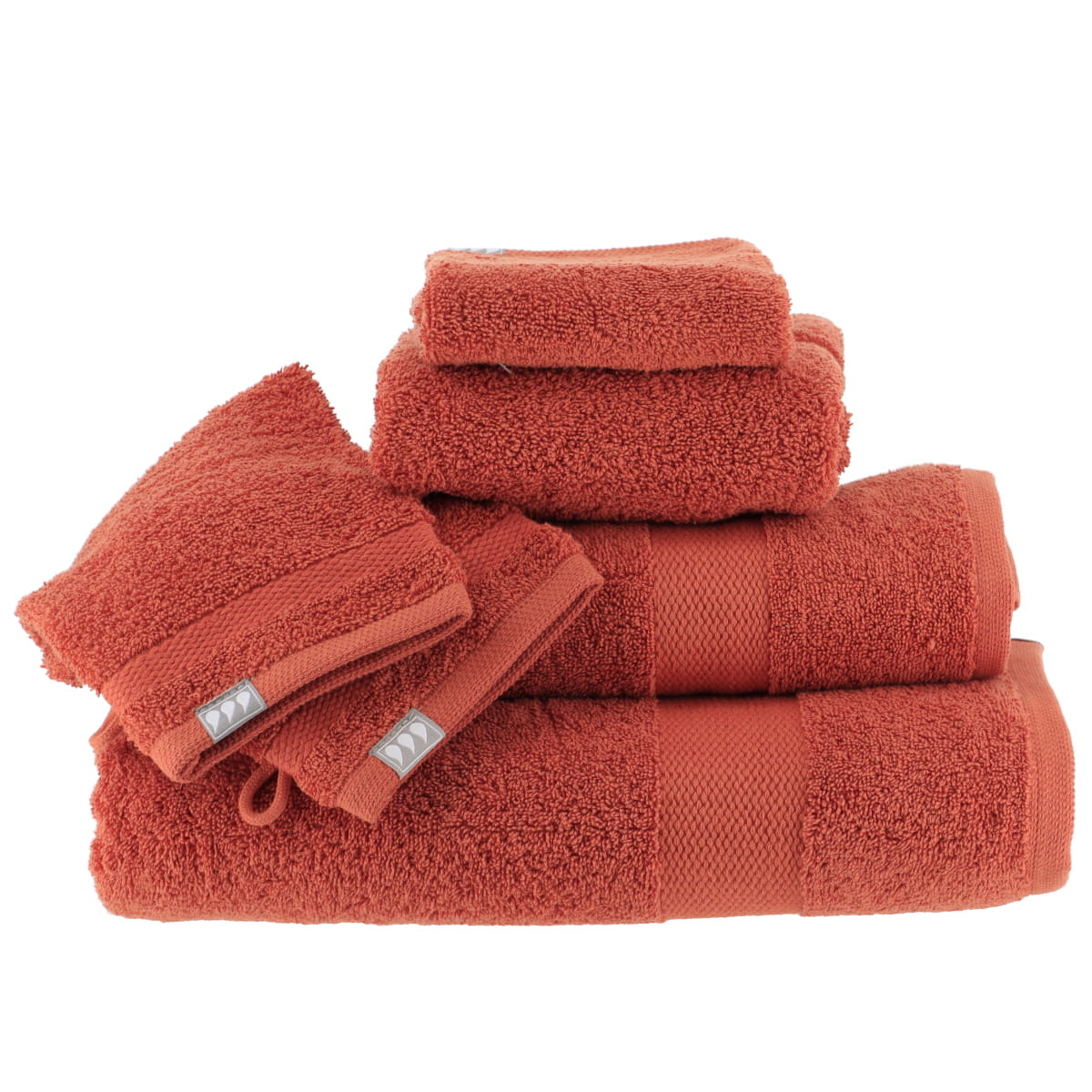 Set de 2 Mănuși 100% Bumbac 15x21 cm - Terracotta - ramosdecor