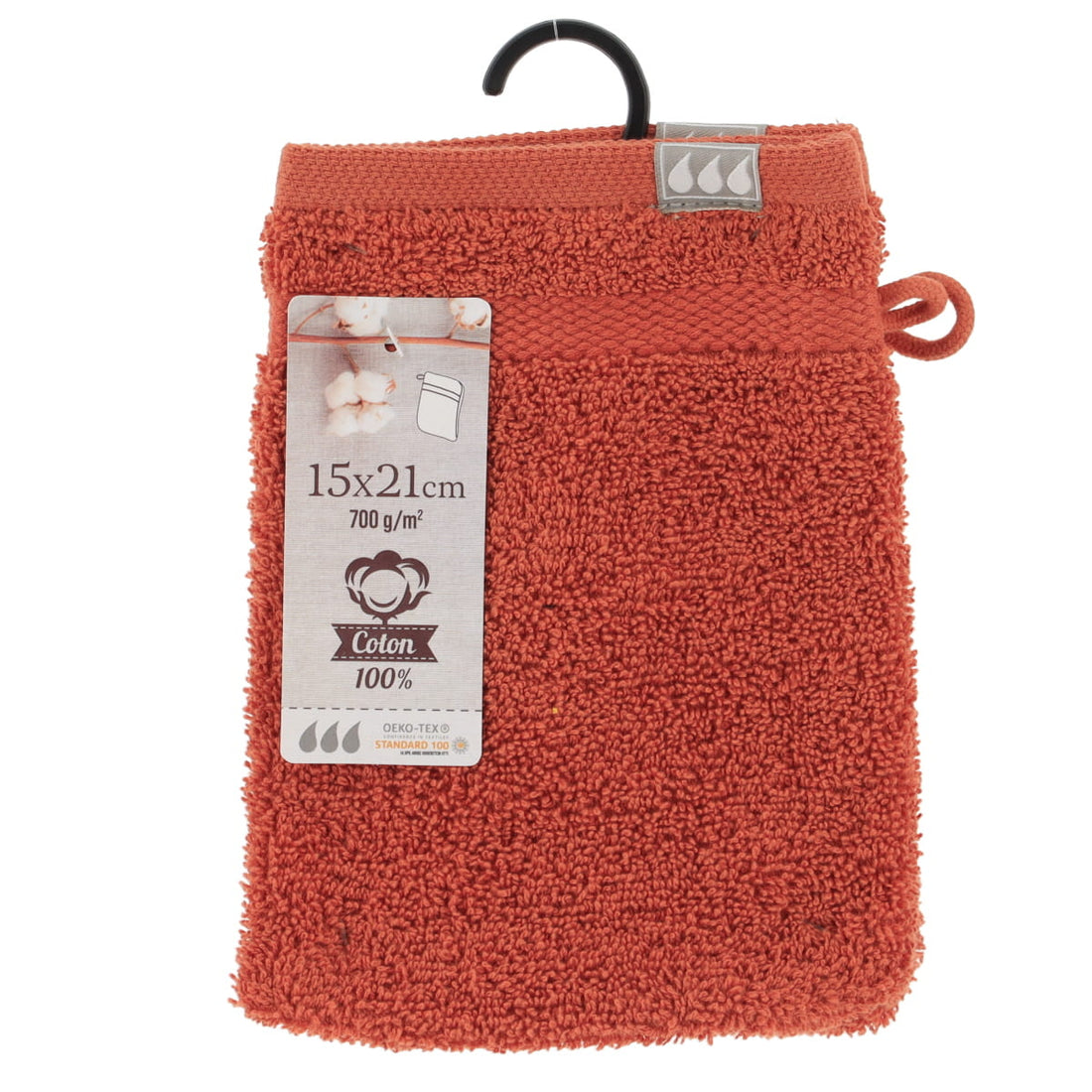 Set de 2 Mănuși 100% Bumbac 15x21 cm - Terracotta - ramosdecor
