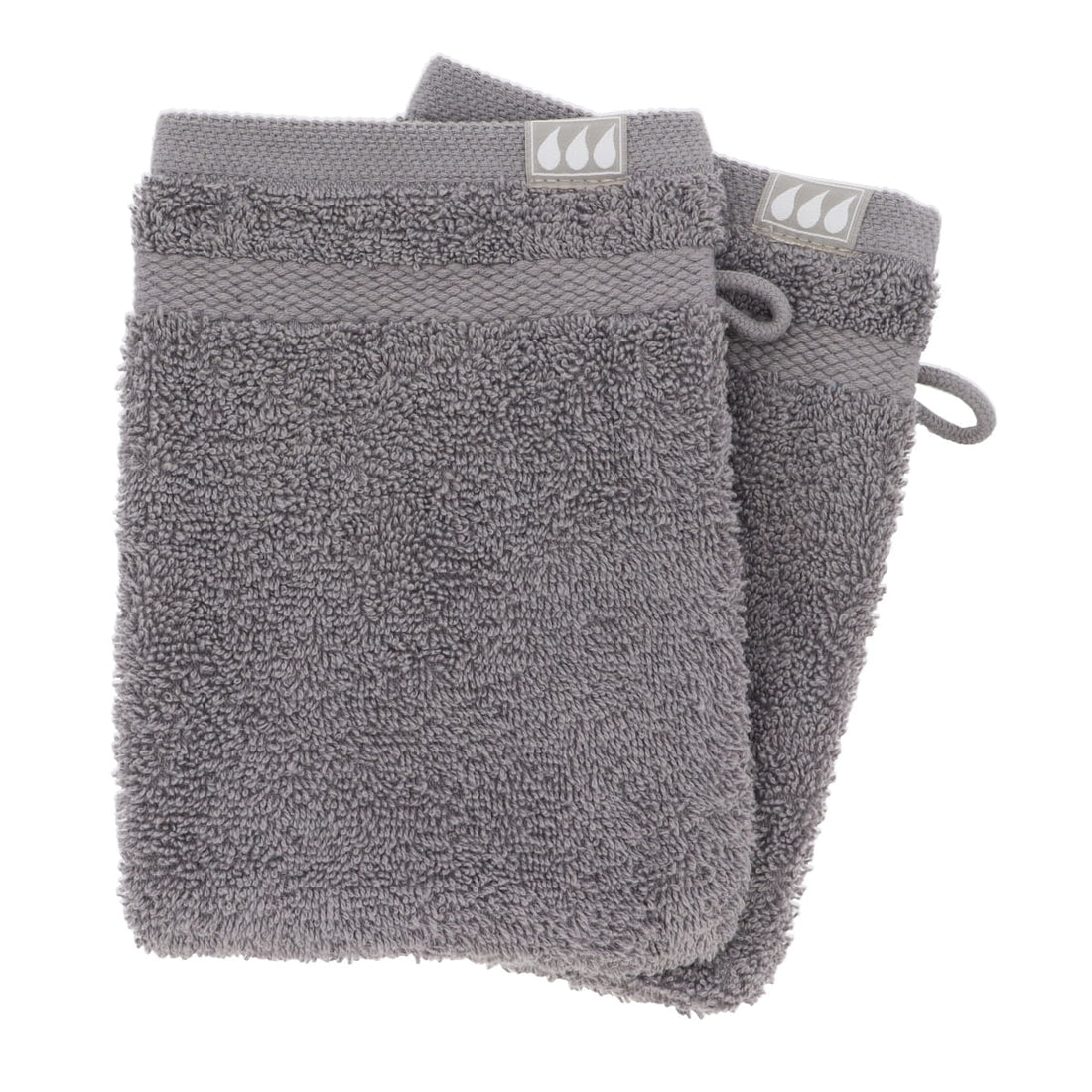 Set de 2 Mănuși 100% Bumbac 15x21 cm - Gri - ramosdecor
