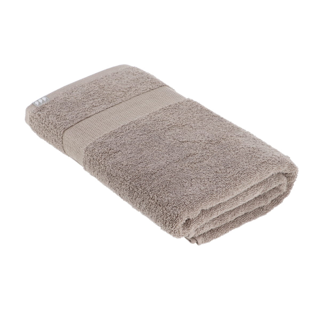Prosop 90x150 cm 100% Bumbac - Taupe ilustrat într-un decor elegant marca Ramos