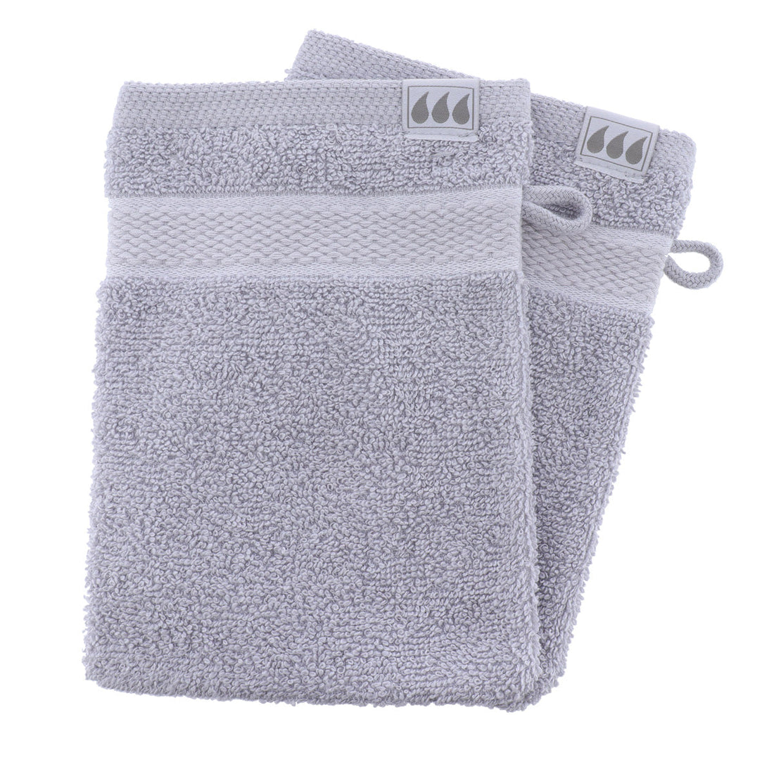 Set de 2 Mănuși 100% Bumbac 15x21 cm - Gri Clar - ramosdecor
