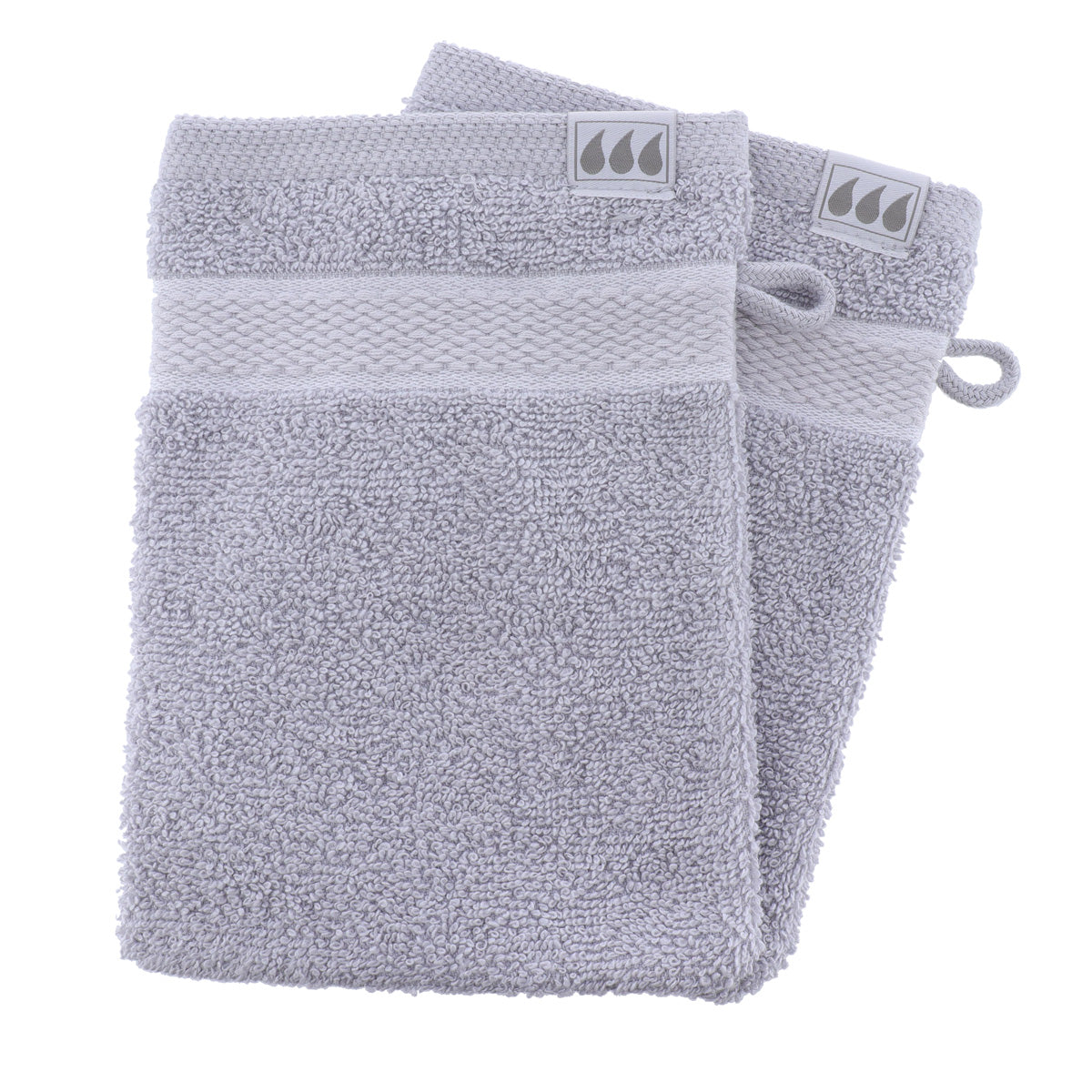 Set de 2 Mănuși 100% Bumbac 15x21 cm - Gri Clar - ramosdecor