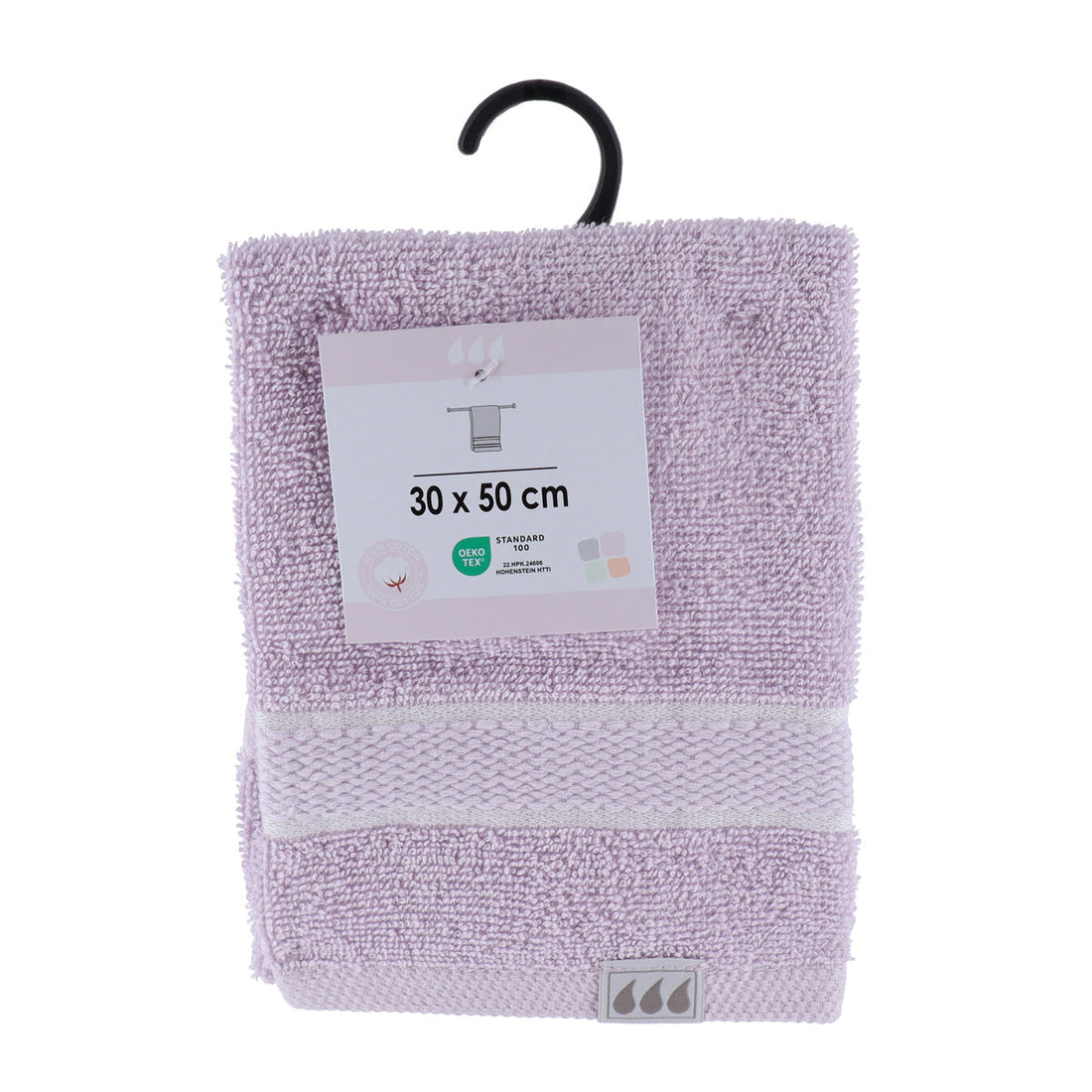 Prosop de Oaspete 30x50 cm, 100% Bumbac - Lilac - ramosdecor