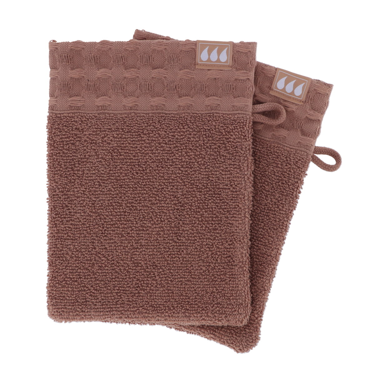 Set de 2 Mănuși 100% Bumbac 15x21 cm - Caramel - ramosdecor