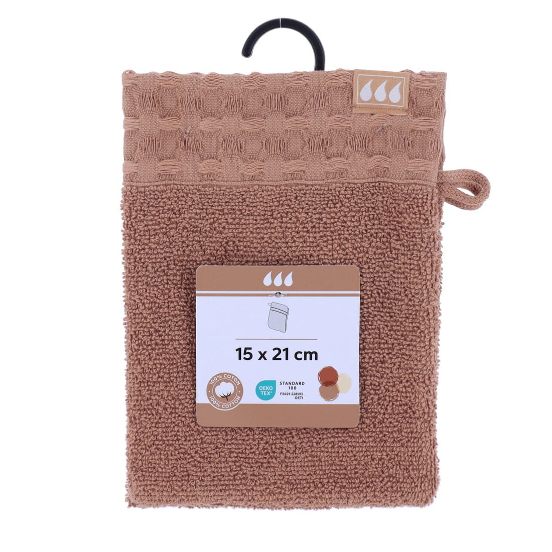 Set de 2 Mănuși 100% Bumbac 15x21 cm - Caramel - ramosdecor