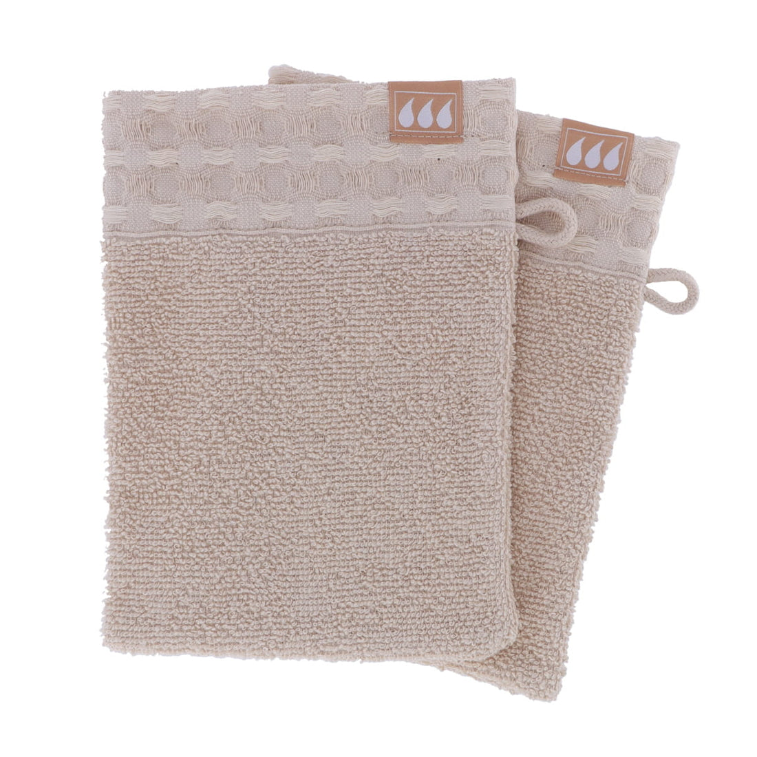 Set de 2 Mănuși 100% Bumbac 15x21 cm - Bej - ramosdecor