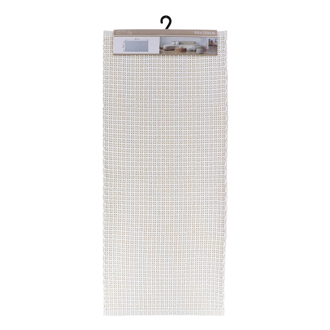 Covoraș Împletit 50x120 CM - Ivory Alb - ramosdecor