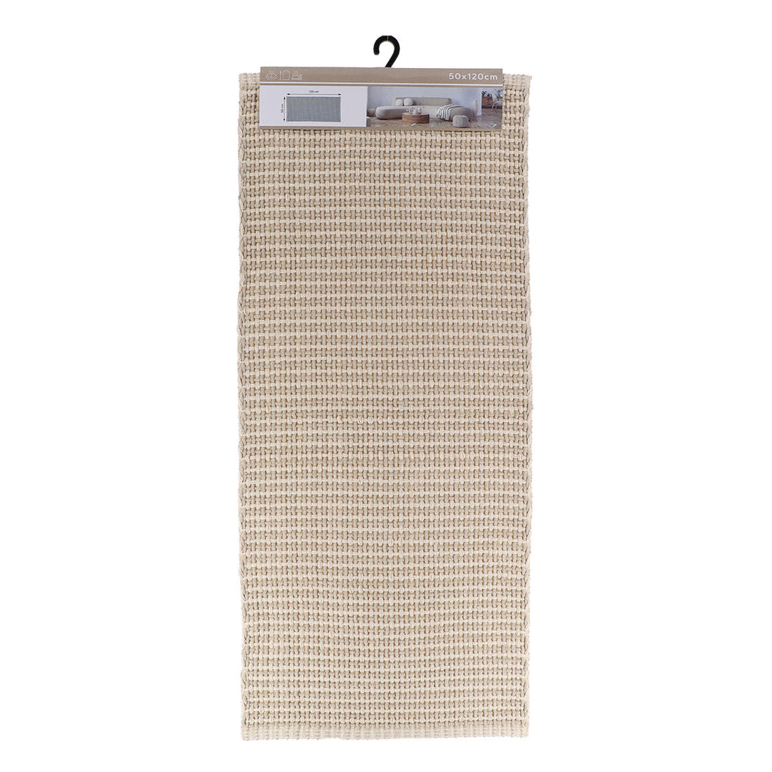 Covoraș Împletit 50x120 CM - Bej - ramosdecor