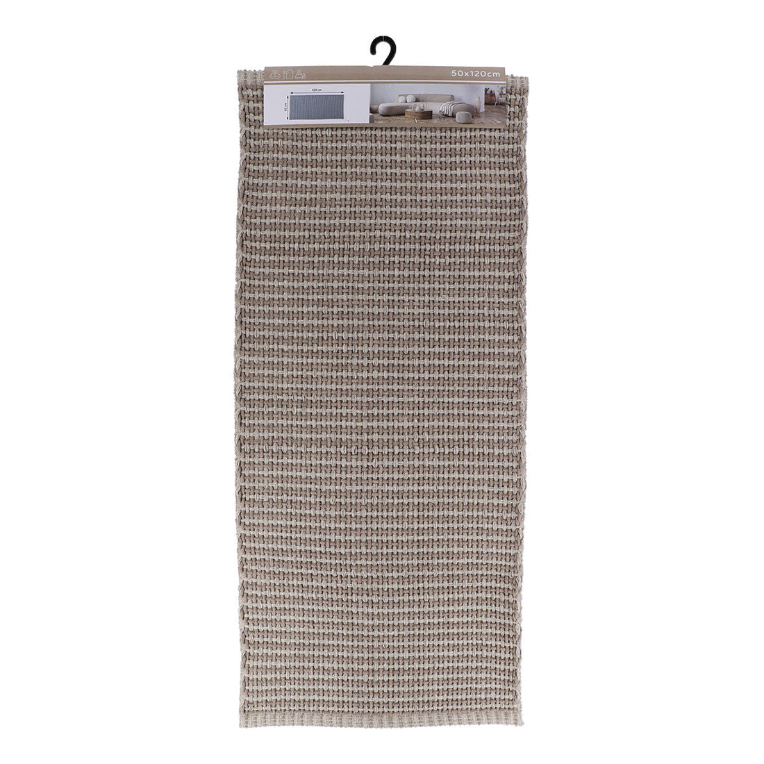 Covoraș Împletit 50x120 CM - Taupe - ramosdecor