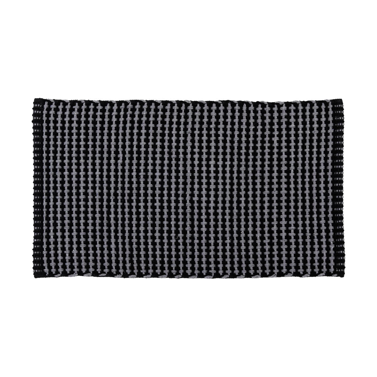 Covoraș Împletit 50x90 CM - Negru - ramosdecor