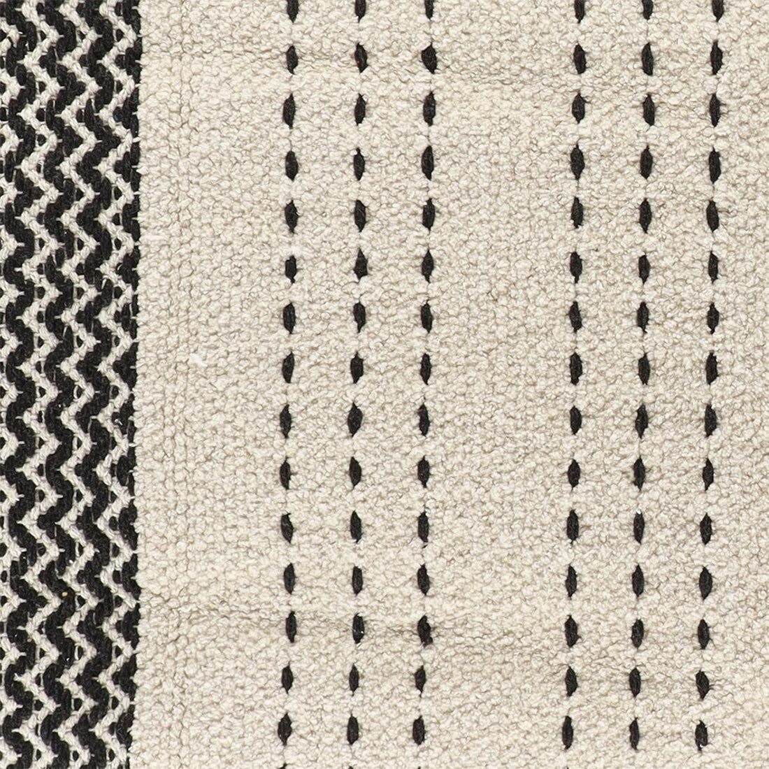 Covoraș Saint Leu 45x90 CM - Natural/Negru - ramosdecor