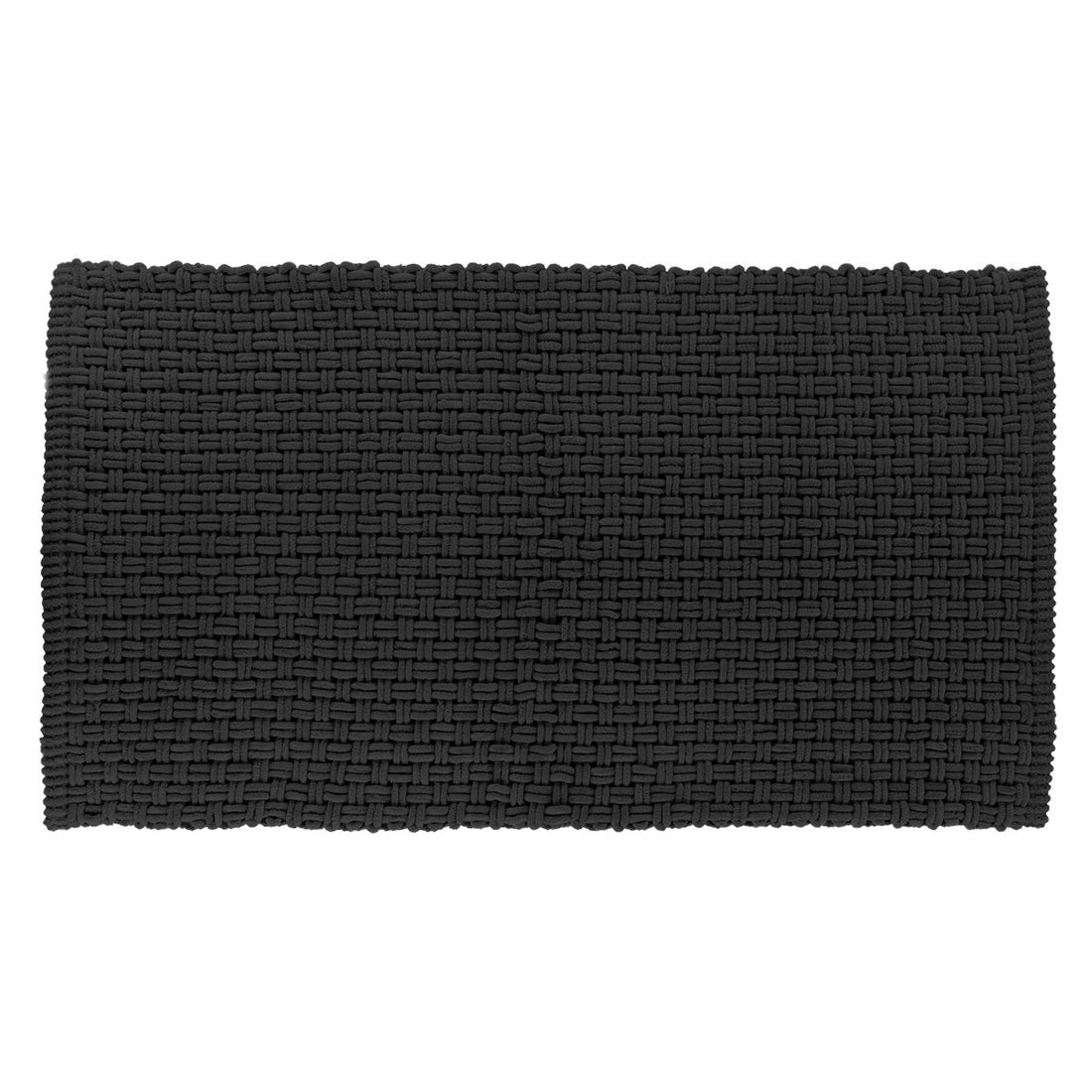 Covoraș Bogota Microfibră/Bumbac 45x90 CM - Negru - ramosdecor