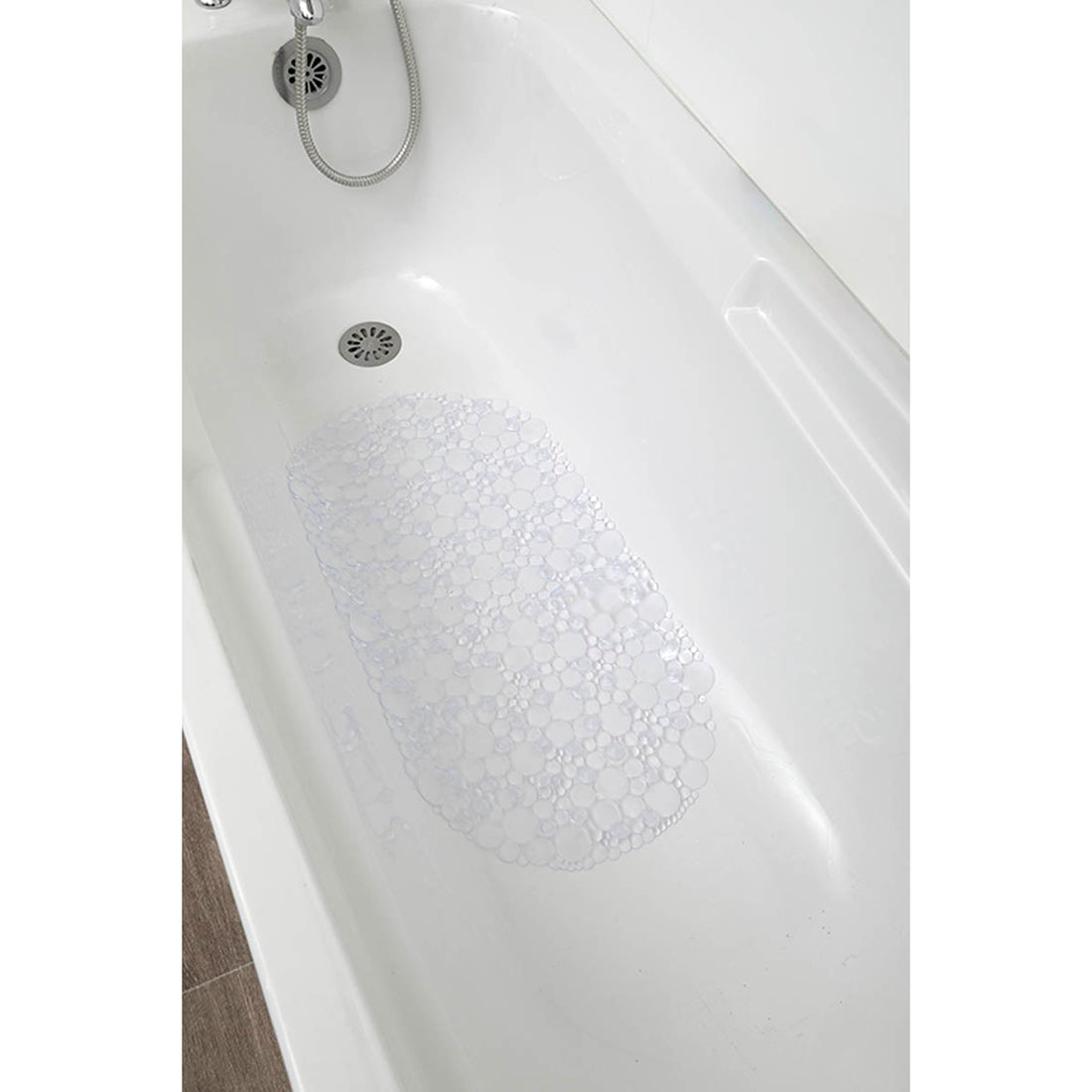 Covoraș de Baie din PVC 69x36 cm cu Bule - Transparent - ramosdecor