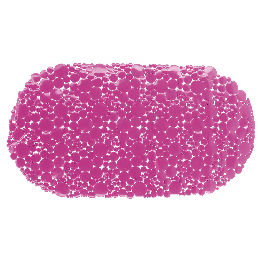 Covoraș de Baie din PVC 69x36 cm cu Bule - Fuchsia - ramosdecor