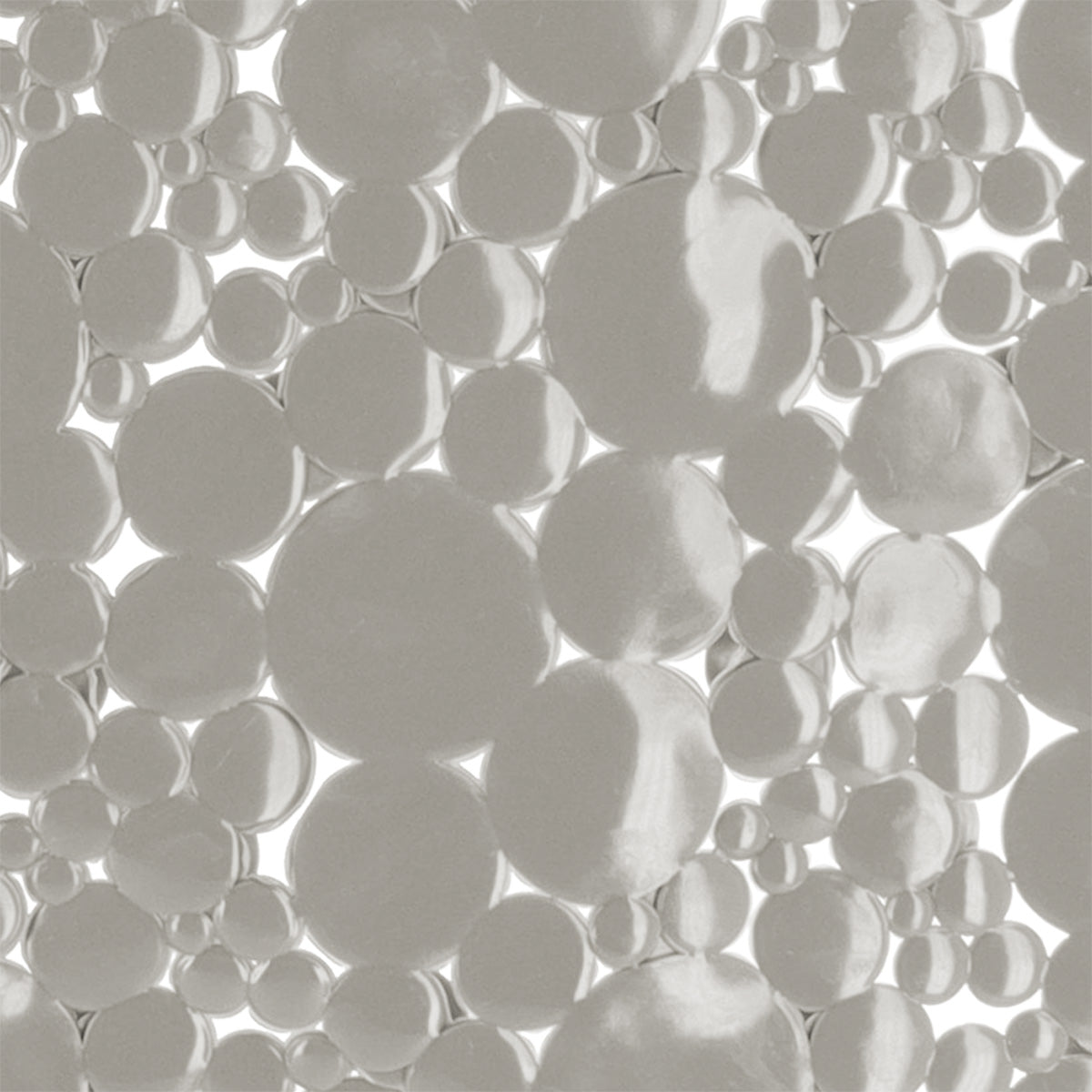 Covoraș de Baie din PVC 69x36 cm cu Bule - Taupe - ramosdecor