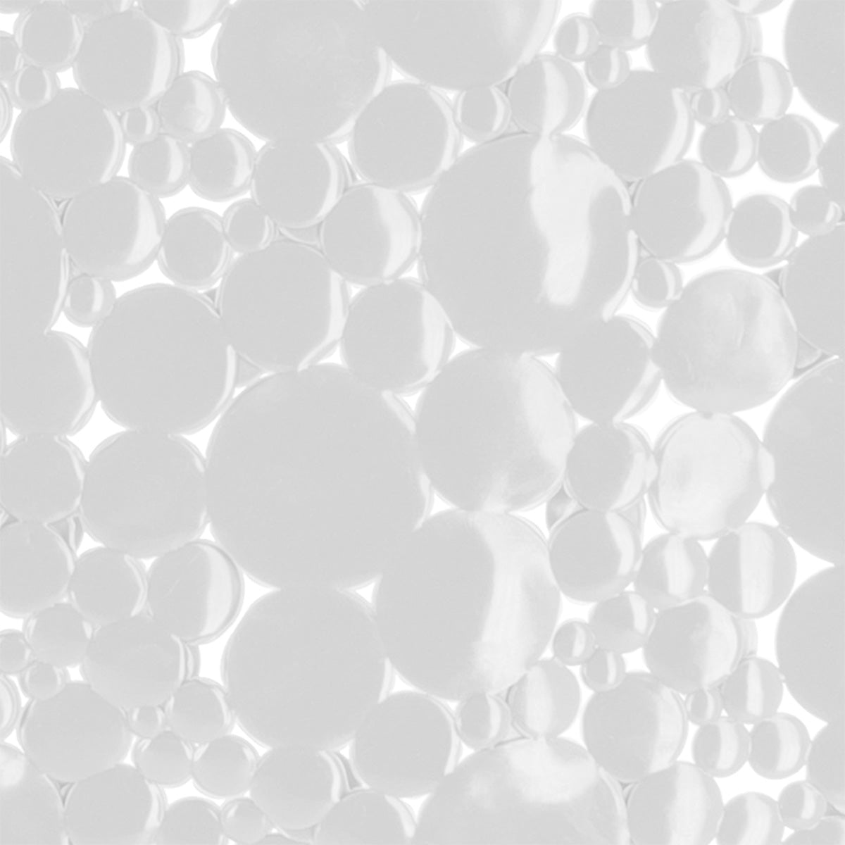 Covoraș de Baie din PVC 50x50 cm cu Bule - Alb - ramosdecor