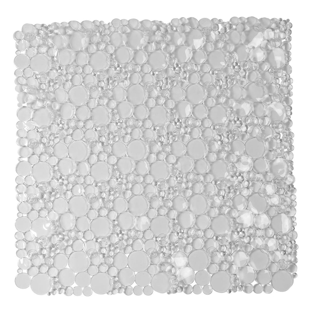 Covoraș de Baie din PVC 50x50 cm cu Bule - Transparent - ramosdecor