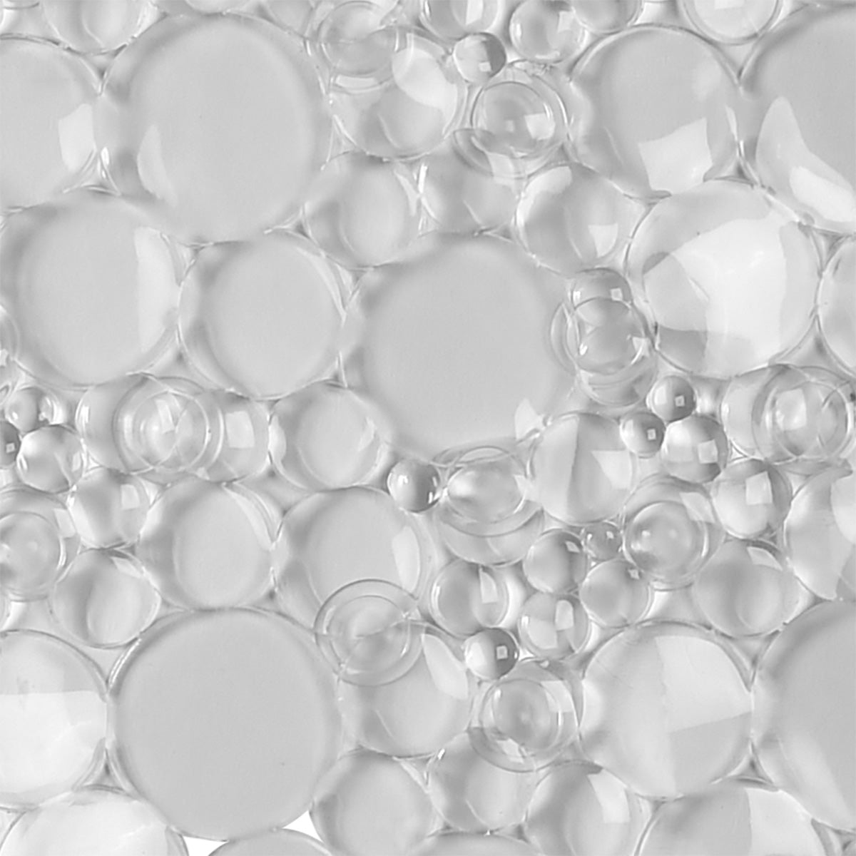 Covoraș de Baie din PVC 50x50 cm cu Bule - Transparent - ramosdecor
