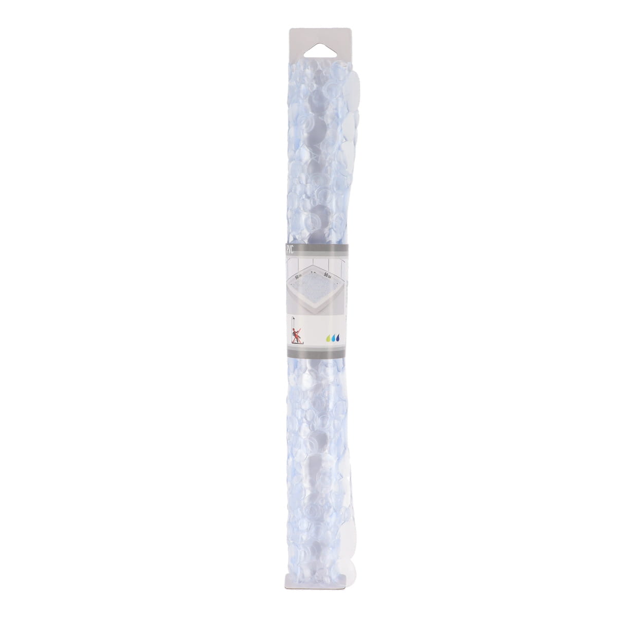 Covoraș de Baie din PVC 50x50 cm cu Bule - Transparent - ramosdecor