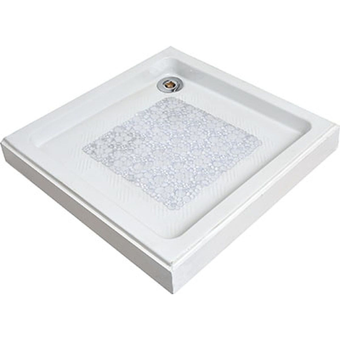 Covoraș de Baie din PVC 50x50 cm cu Bule - Transparent - ramosdecor