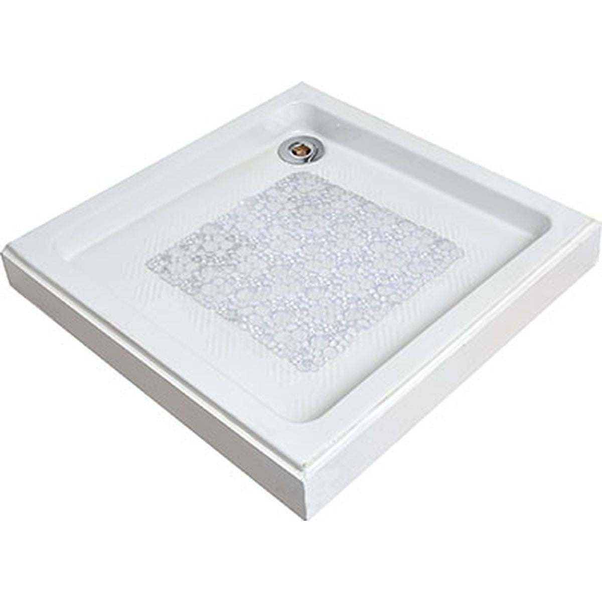 Covoraș de Baie din PVC 50x50 cm cu Bule - Transparent - ramosdecor