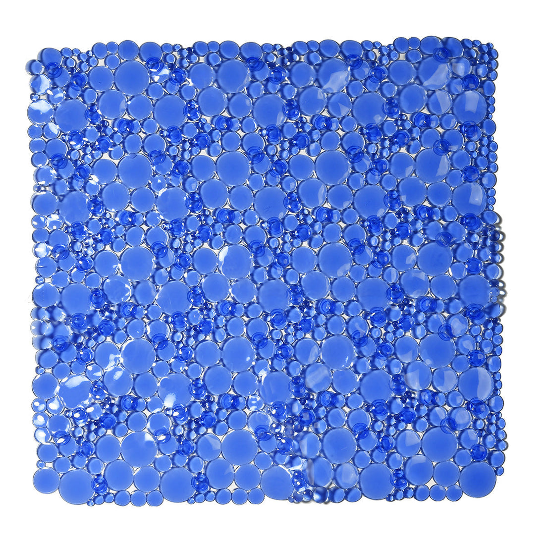 Covoraș de Baie din PVC 50x50 cm cu Bule - Albastru - ramosdecor