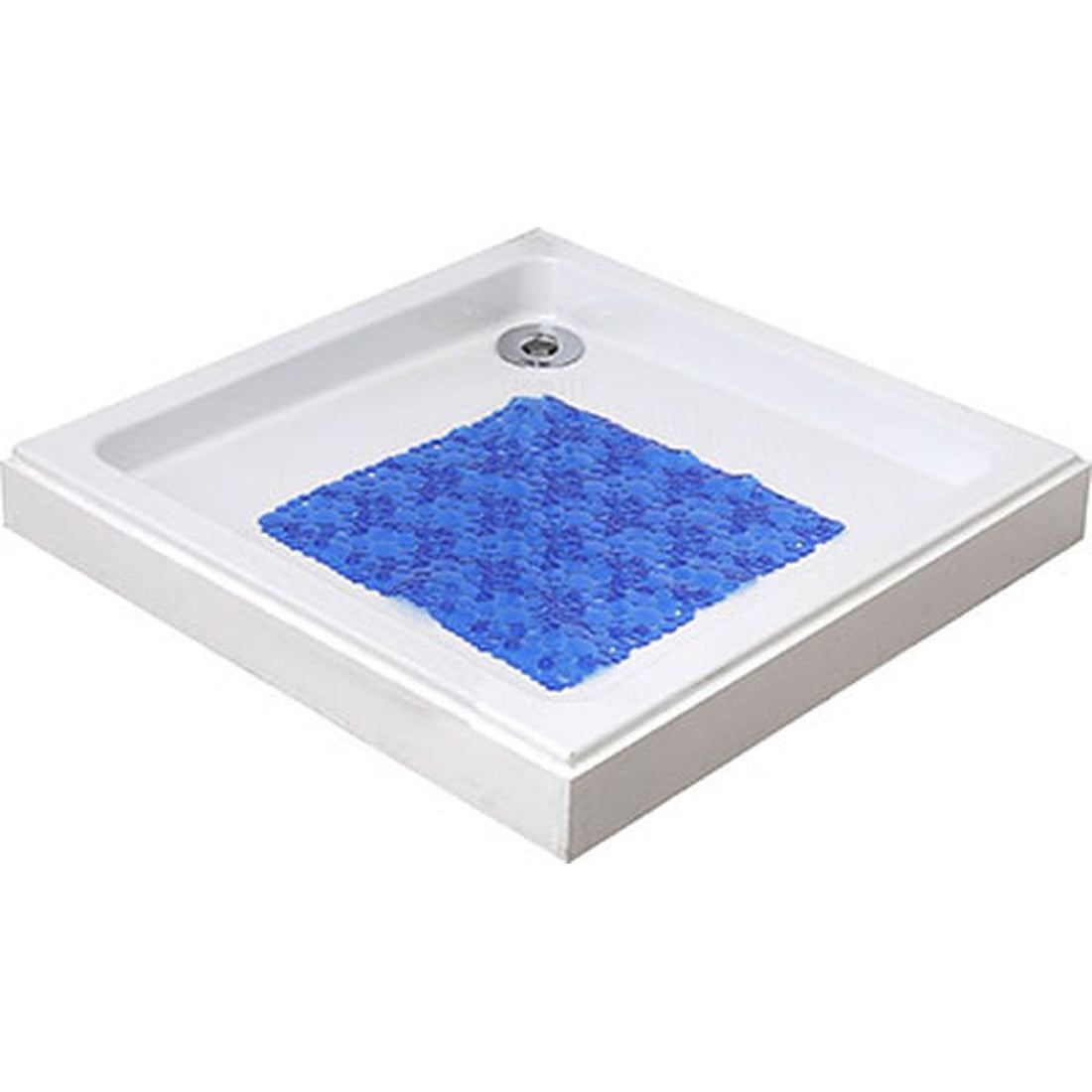 Covoraș de Baie din PVC 50x50 cm cu Bule - Albastru - ramosdecor