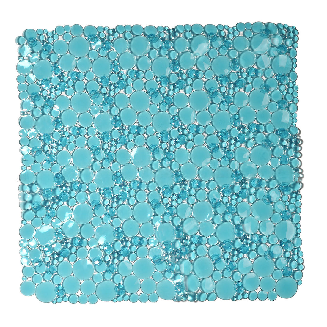 Covoraș de Baie din PVC 50x50 cm cu Bule - Verde Albastru - ramosdecor
