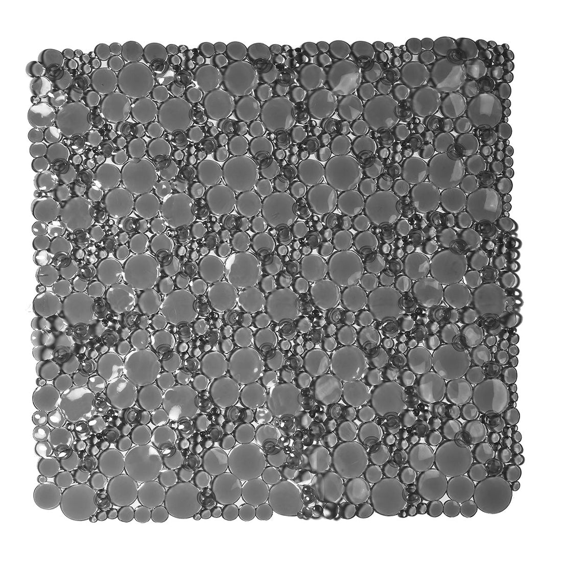 Covoraș de Baie din PVC 50x50 cm cu Bule - Gri - ramosdecor