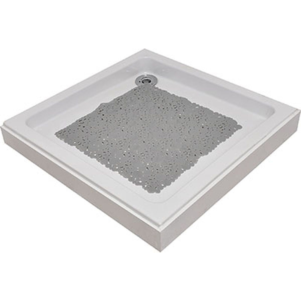 Covoraș de Baie din PVC 50x50 cm cu Bule - Gri Perlat - ramosdecor