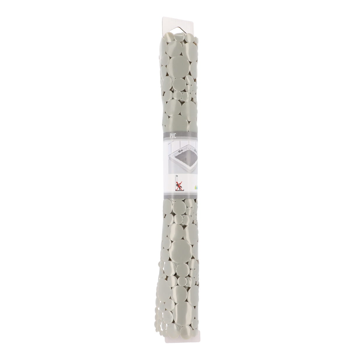 Covoraș de Baie din PVC 50x50 cm cu Bule - Gri Perlat - ramosdecor
