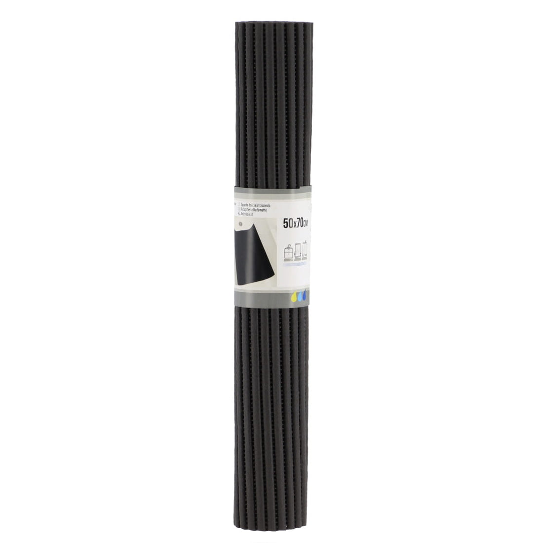 Covoraș PVC Antiderapant 50x70 cm - Negru - ramosdecor