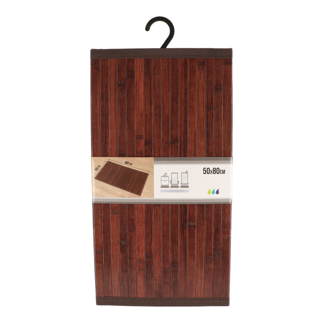 Covoraș Bambus 50x80 cm - Maro - ramosdecor