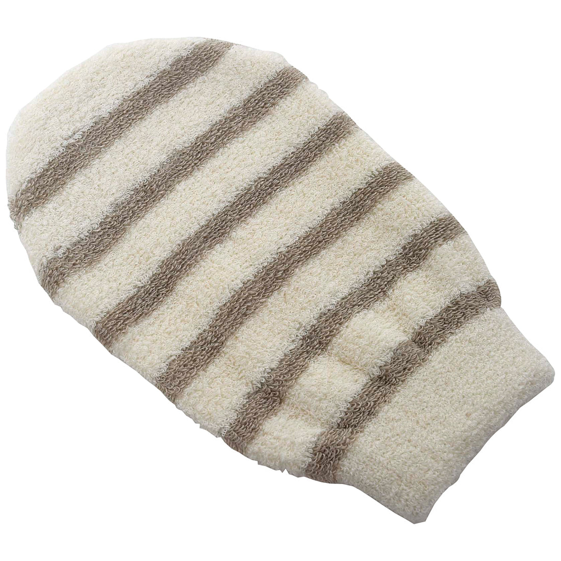 Prosoape de Față din In/Cotton cu Dungi - Crem/Taop - ramosdecor