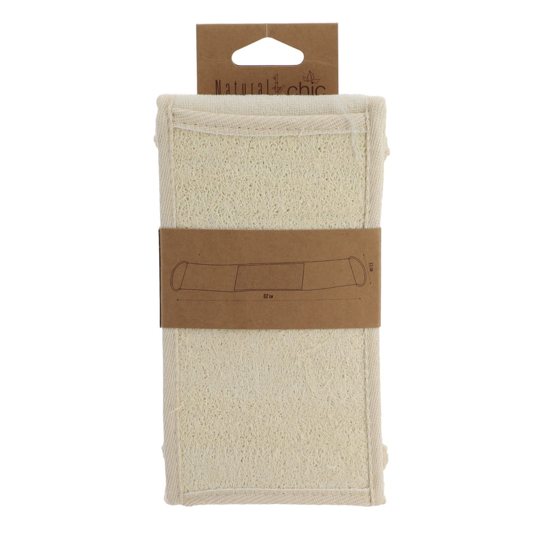 Șnur de Masaj Exfoliant pentru Corp Poliester Mărime Mare - Natural - ramosdecor