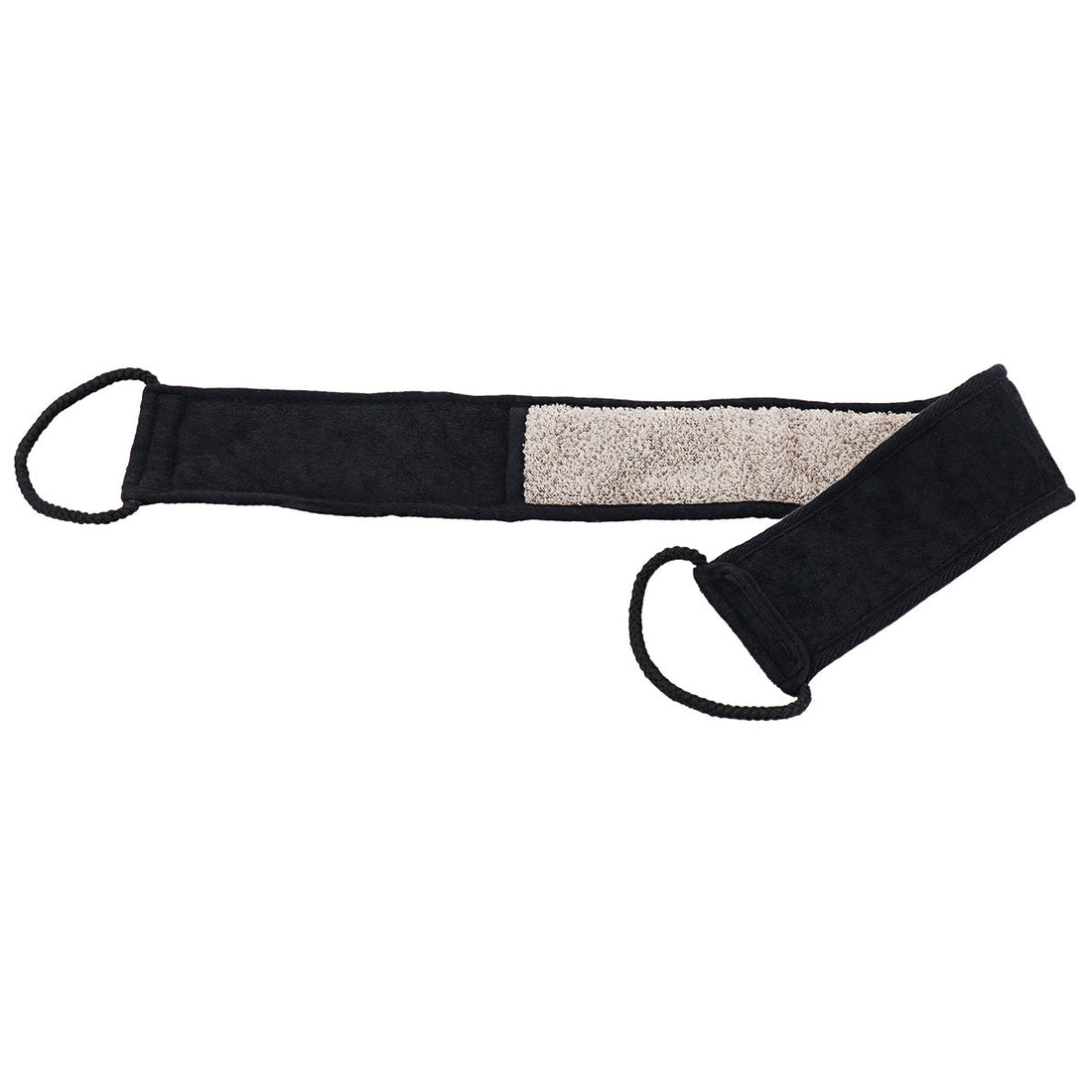 Șnur de Masaj Exfoliant pentru Corp Poliester - Negru/Taupe - ramosdecor