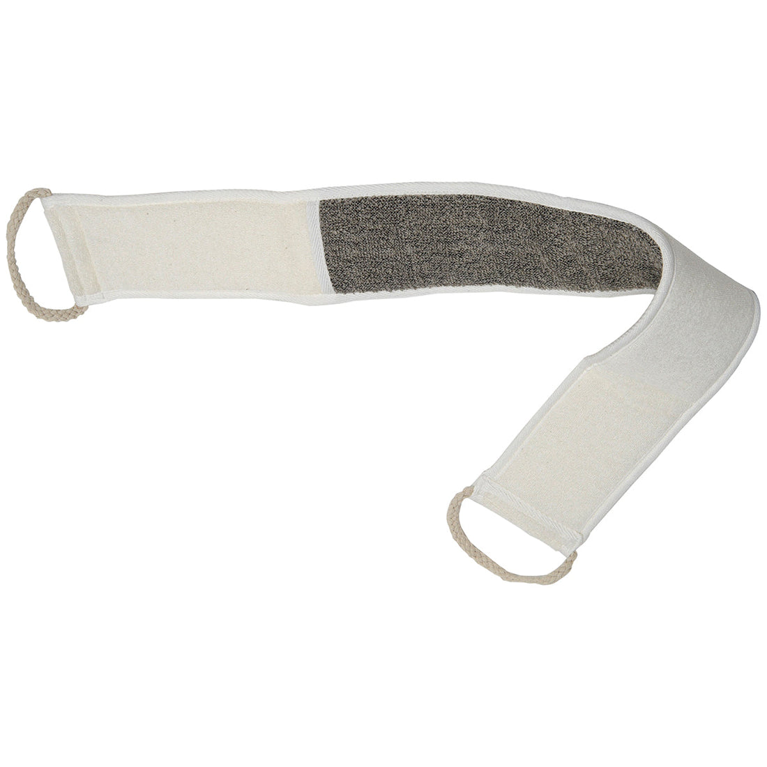 Șnur de Masaj Exfoliant pentru Corp Poliester - Crem/Taupe - ramosdecor
