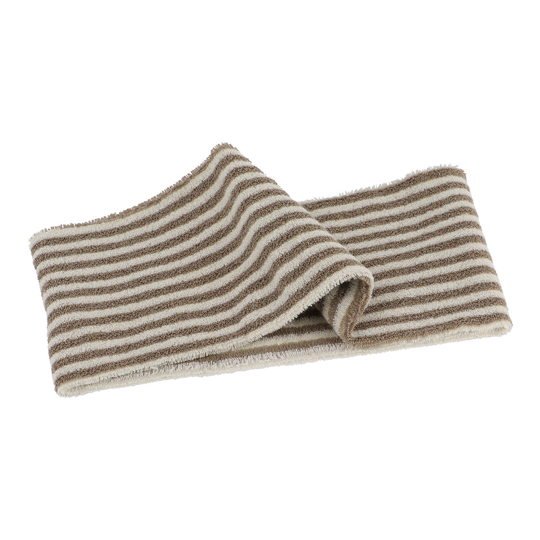 Bandă Elastică pentru Păr cu Dungi - Natural/Taupe ilustrat într-un decor elegant marca Ramos