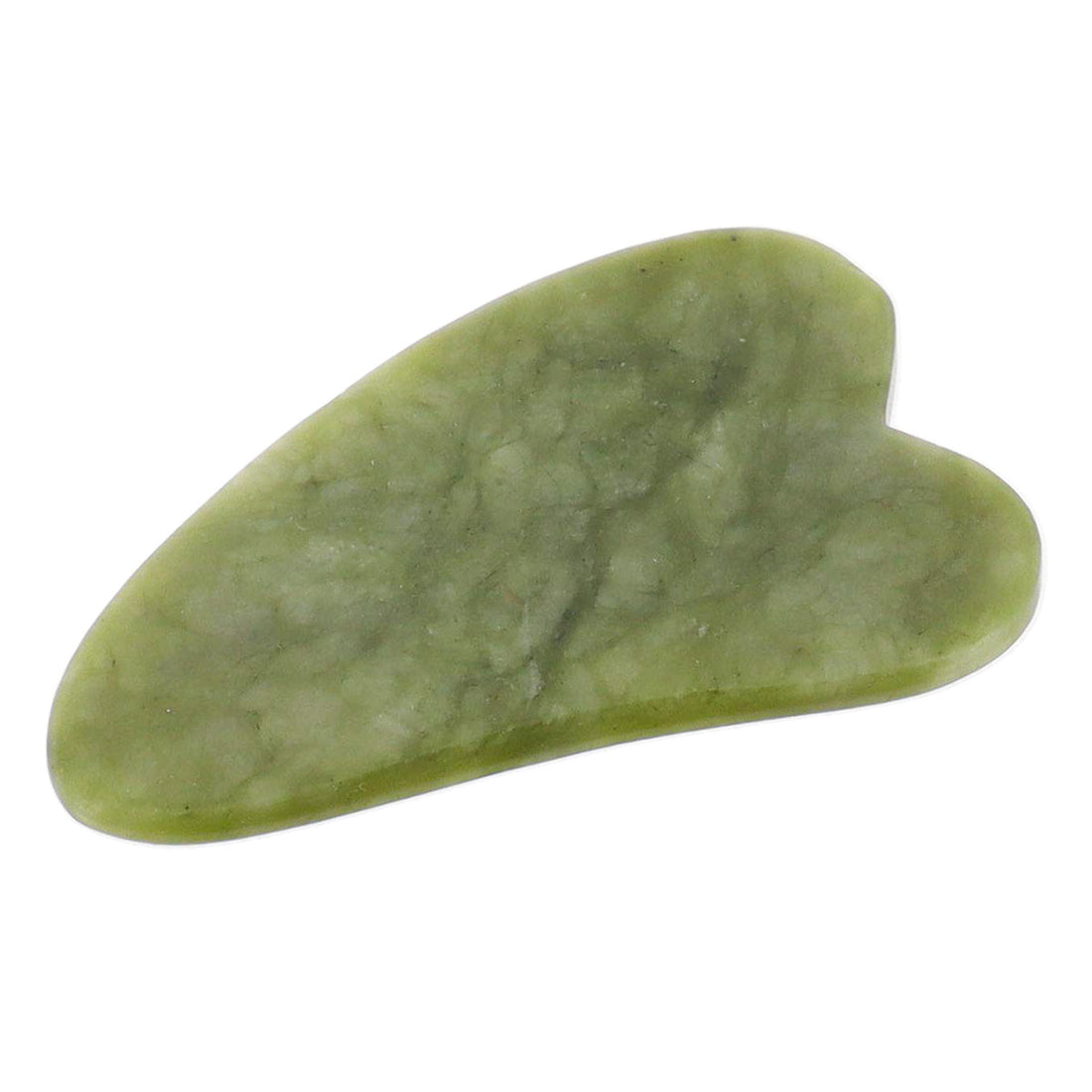Guasha pentru Față din Piatră de Jade - Verde - ramosdecor