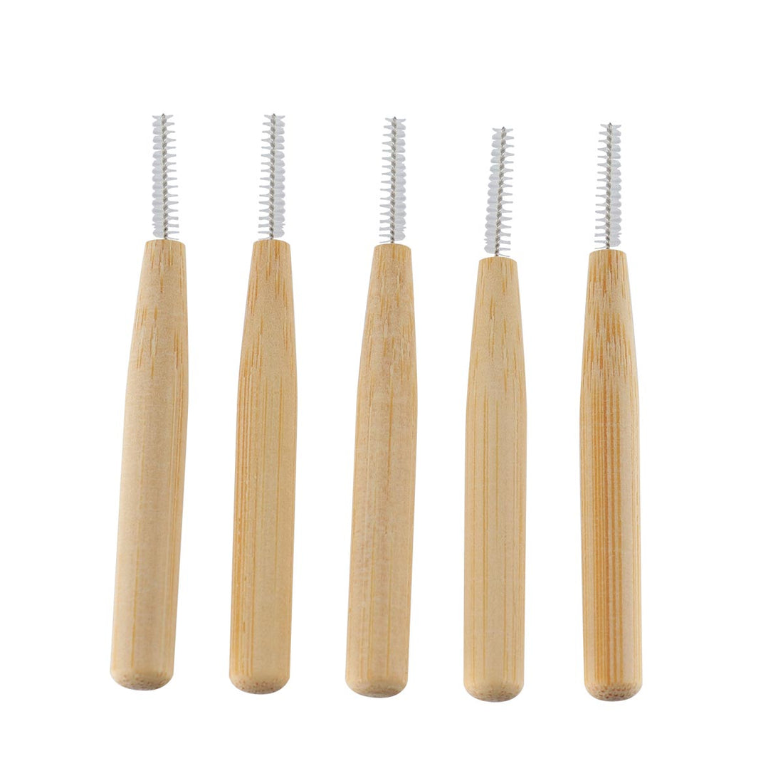 Set de 5 Perii Interdentaire - Bambus - ramosdecor