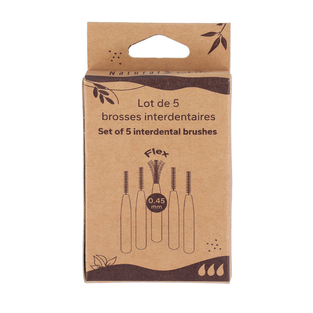 Set de 5 Perii Interdentaire - Bambus - ramosdecor
