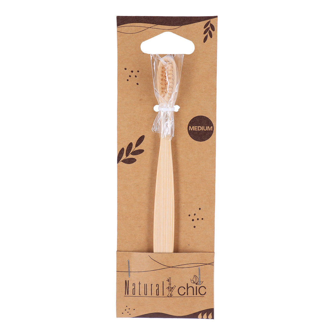 Periuță de Dinți Nylon - Bambus/Natural - ramosdecor