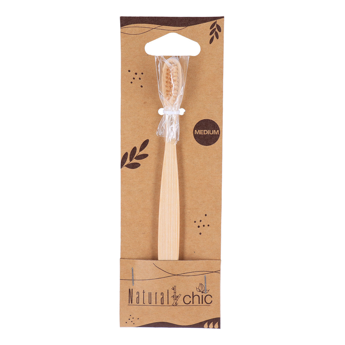 Periuță de Dinți Nylon - Bambus/Natural - ramosdecor