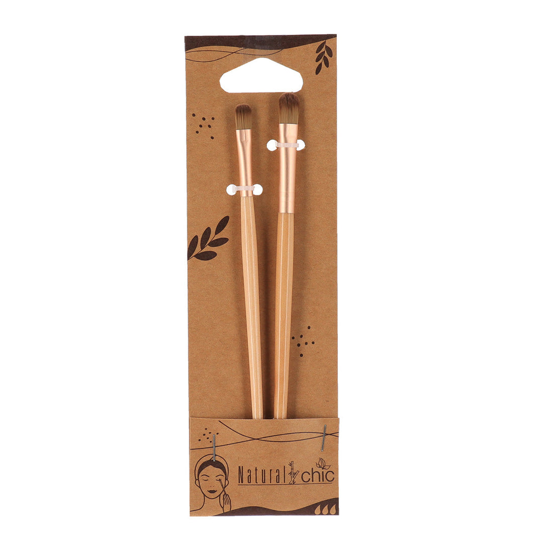 Set de 2 Pensule pentru Ochi - Natural - ramosdecor