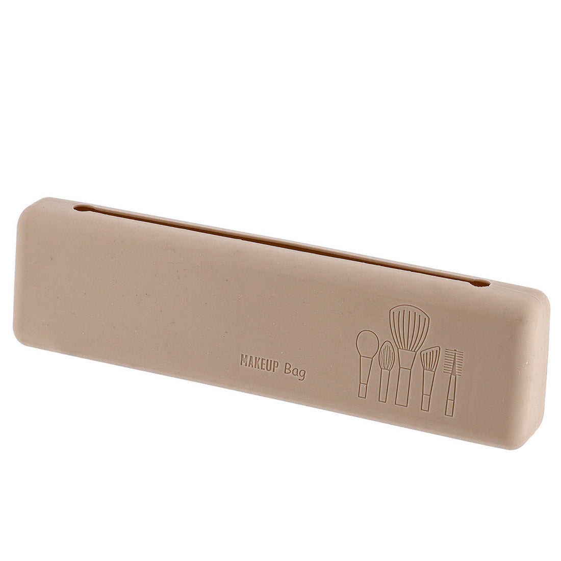 Pungă pentru Pensule de Machiaj din Silicon - Bej - ramosdecor