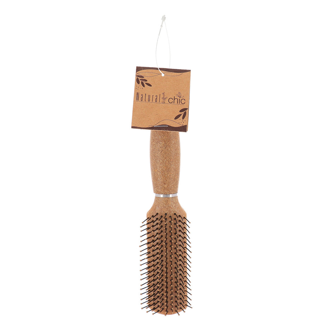Perie de Păr Rectangulară din Lemn - Natural - ramosdecor